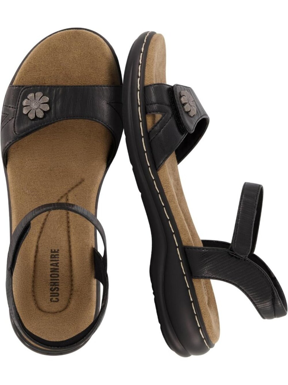 Comfortable Dressy Women's Sandals with Arch Support, Adjustable Straps & Memory